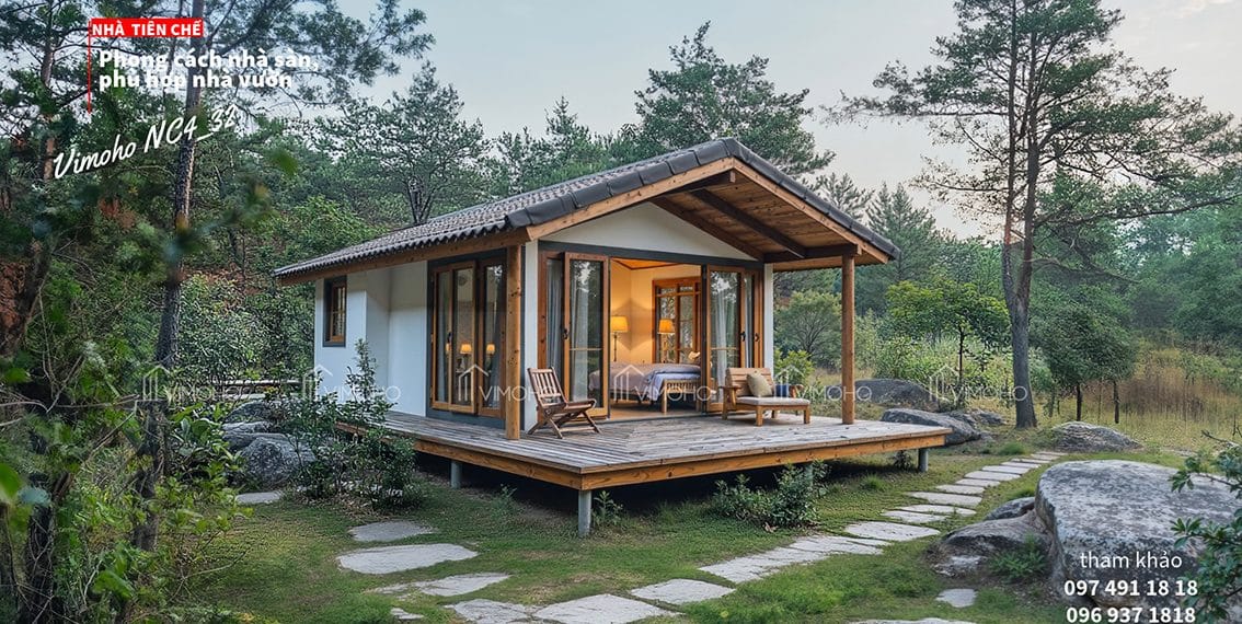 Nhà vườn lắp ráp mini