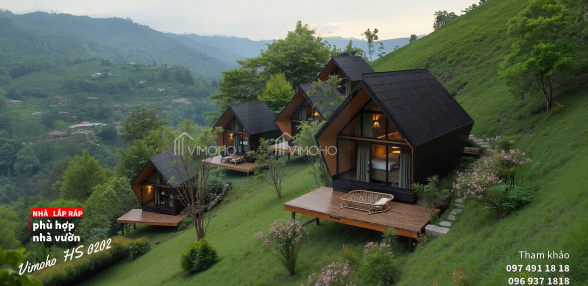 Bungalow đẹp, thân thiện môi trường