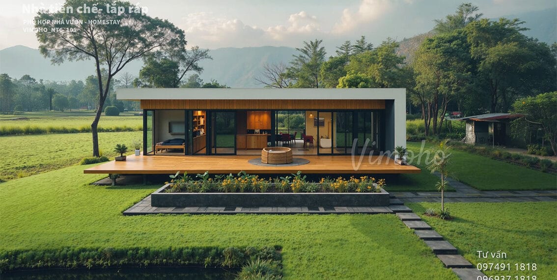Nhà tiền chế, nhà vườn truyề thống đẹp. Nhà khung sắt
Nhà nông thôn giá tốt