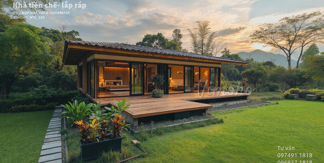 Nhà tiền chế, nhà vườn truyề thống đẹp. Nhà khung sắt, mái ngói
Nhà nông thôn giá tốt