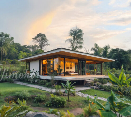 Vimoho NTC 0148_nho Prefab house, nhà tièn chế, gỗ kính, nhà lắp ráp nhà sàn