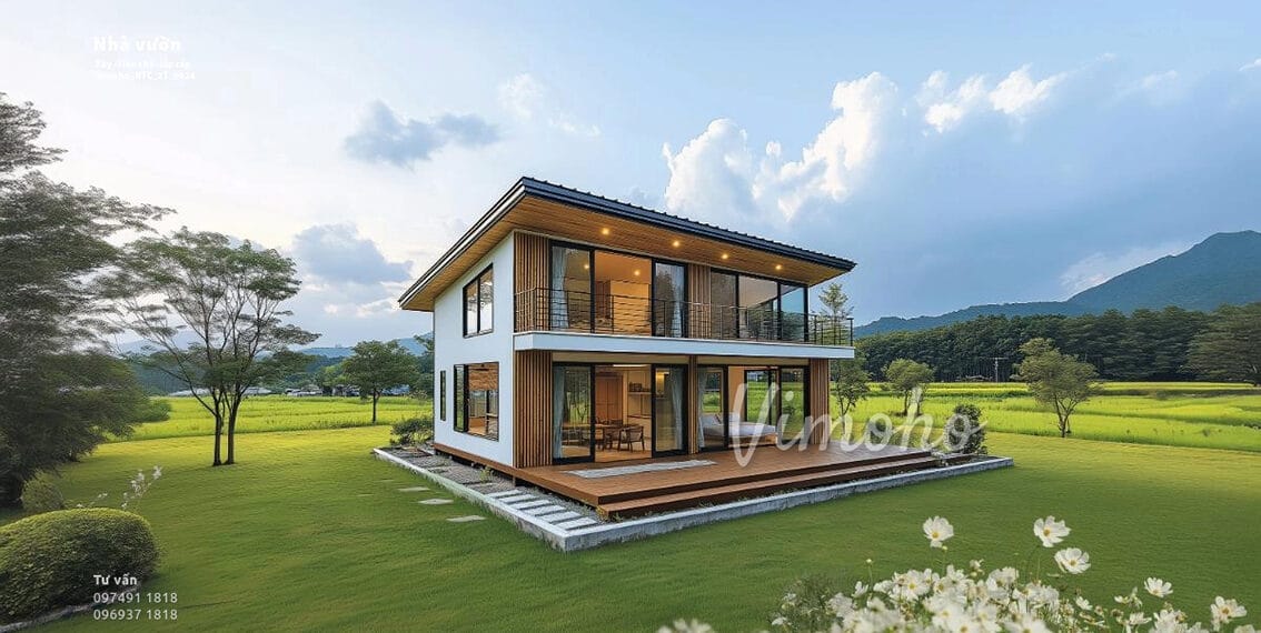 Nhà Tiền Chế Mini 2, nhà tiền chế đẹp