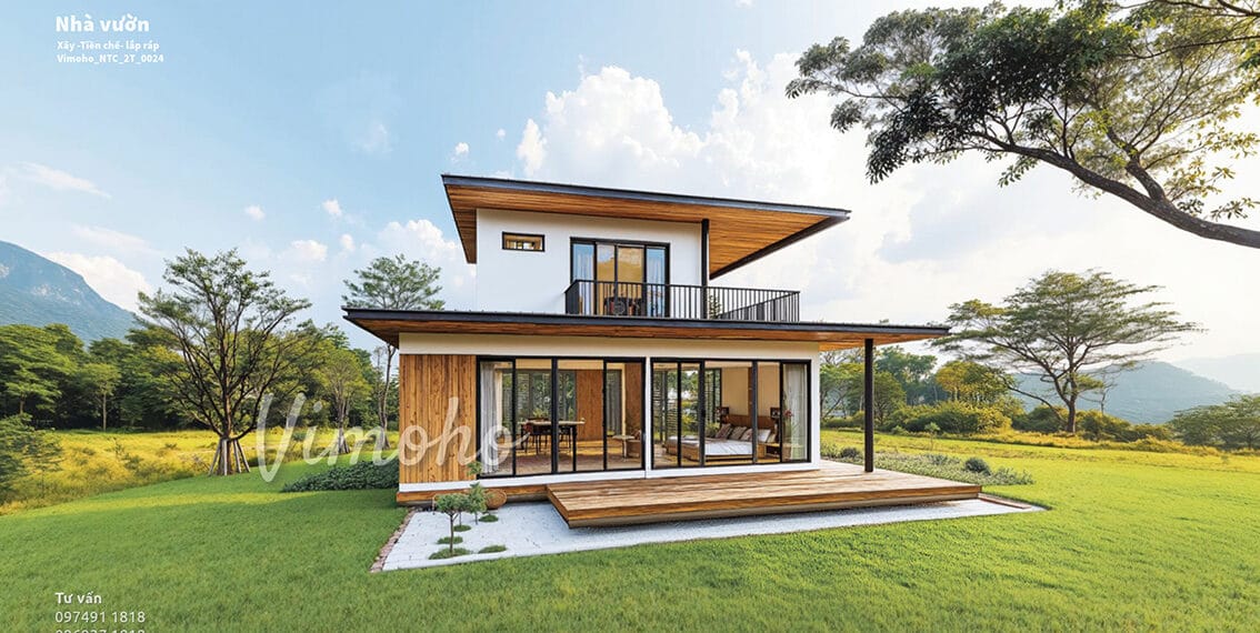 Nhà Tiền Chế Mini 2, nhà tiền chế đẹp
