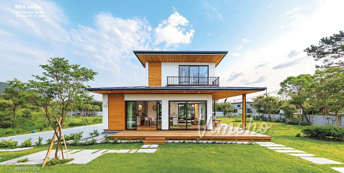 Nhà Tiền Chế Mini 2, nhà tiền chế đẹp