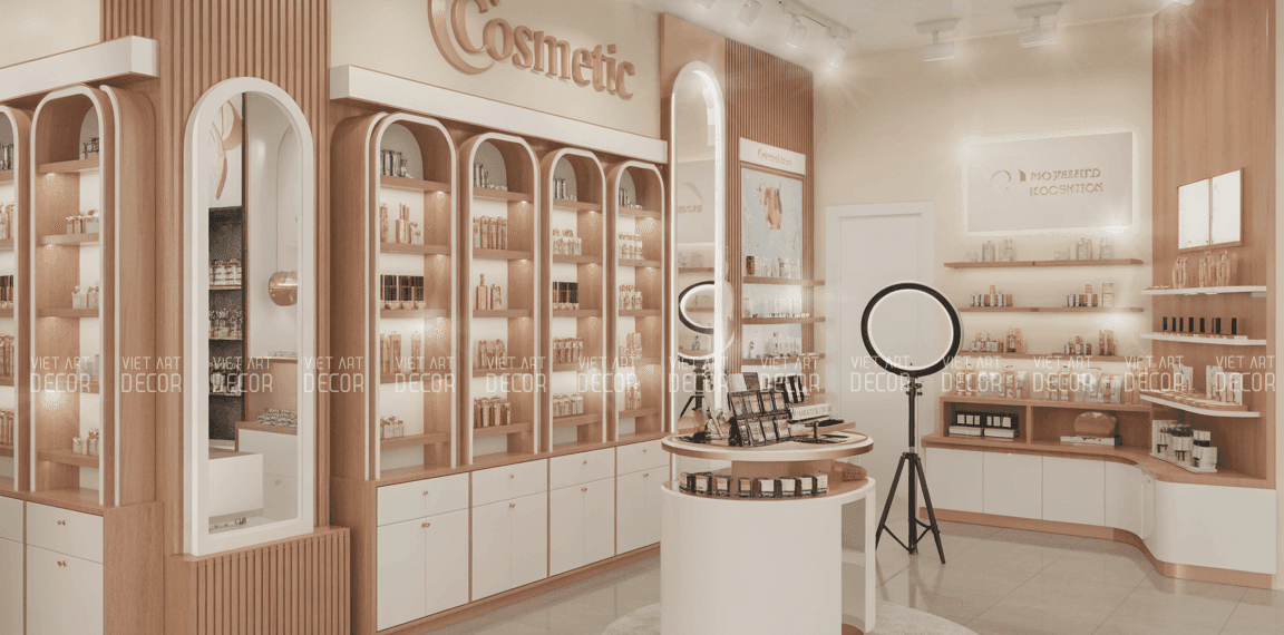 thiết kế showroom cửa hàng